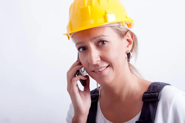 Female construction worker — Stock Photo, Image