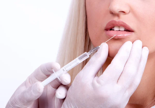 güzellik kadın Botox enjeksiyonları