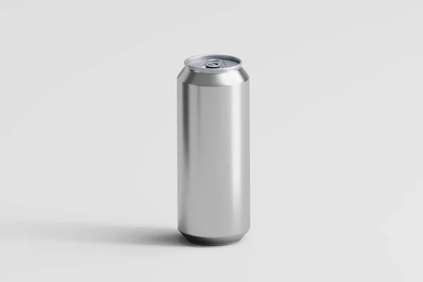 Aluminum Can White Background — Stock Photo, Image