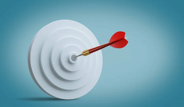 Rekabetçi avantaj, stratejik pazarlama konsepti. 3d illüstrasyon