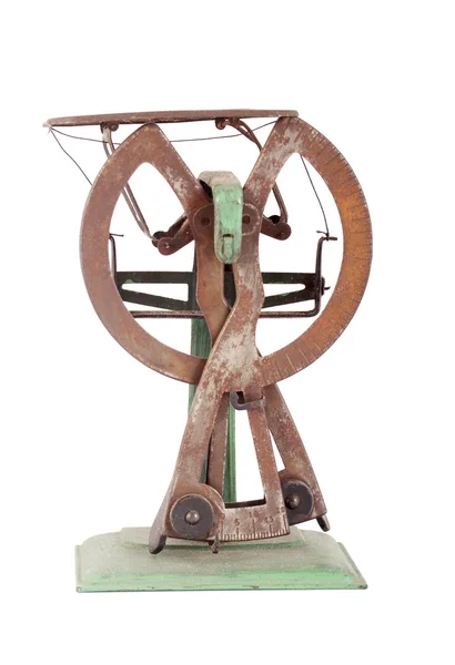 Old dirty and rusty postage scales — Stock Photo, Image