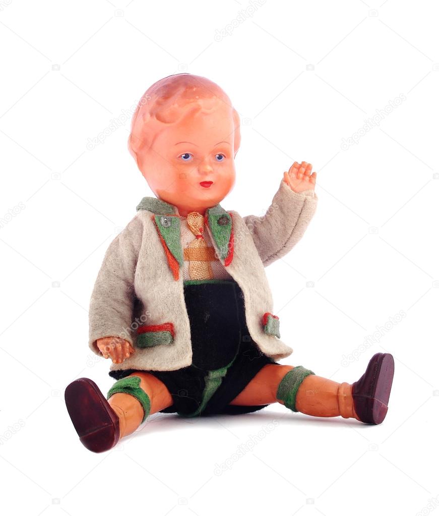 Vintage rubber doll boy