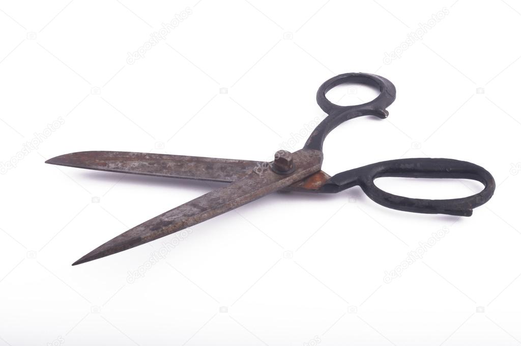 Old tailor scissors