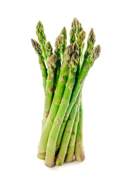 Bunch of asparagus isolated on white — Stock Photo, Image
