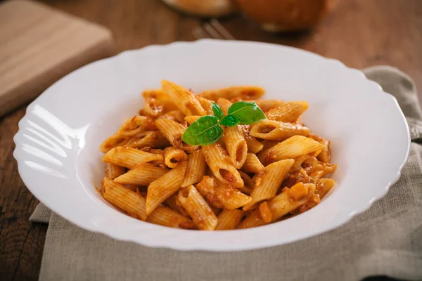 Makaron bolognese. — Zdjęcie stockowe