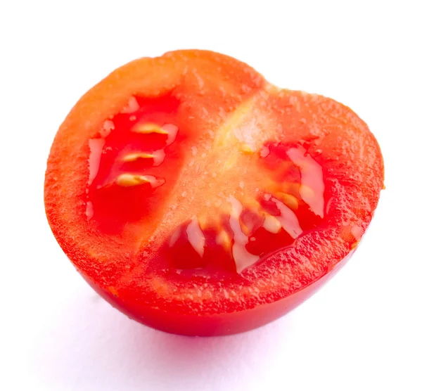 Tomate cereza aislado en blanco —  Fotos de Stock