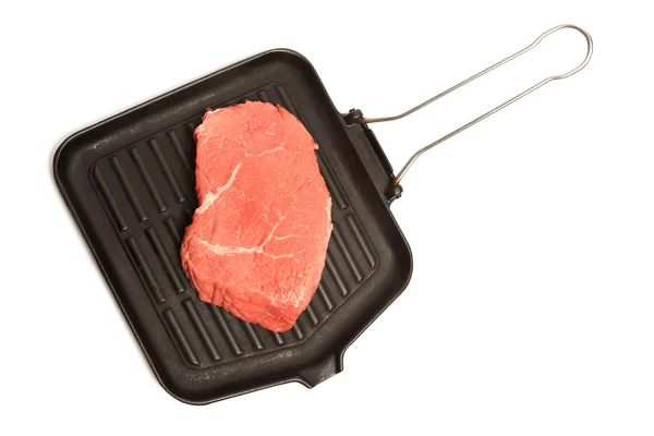 Färskt nötkött på grillen — Stockfoto