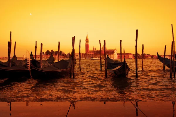 Gôndolas em Veneza — Fotografia de Stock