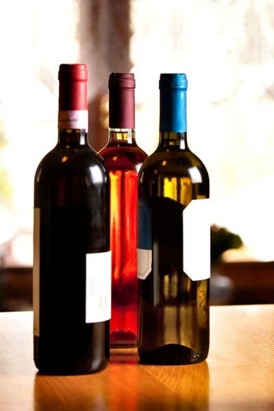 Wine bottles — Stock Photo, Image