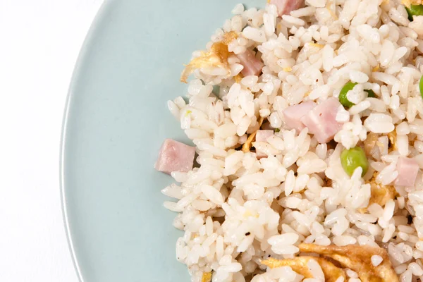 Chinese rice with vegetables and eggs — Stock Photo, Image