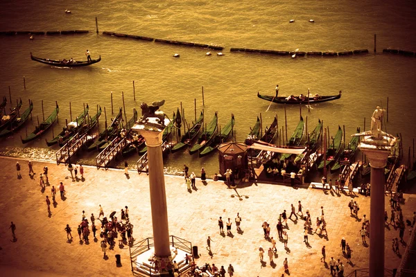 San Marco campanile Venedik'ten — Stok fotoğraf