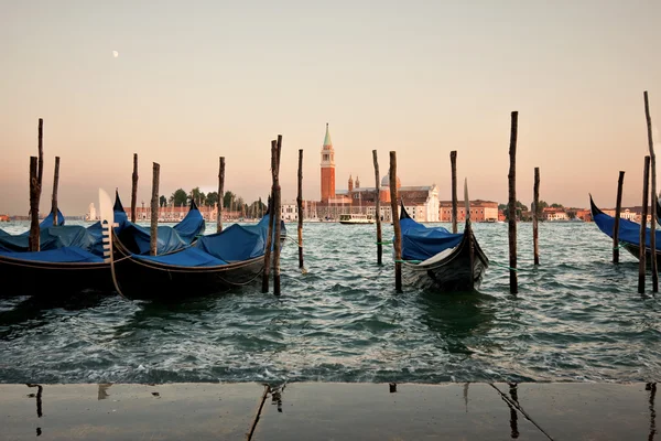 Gondolas i Venedig — Stockfoto