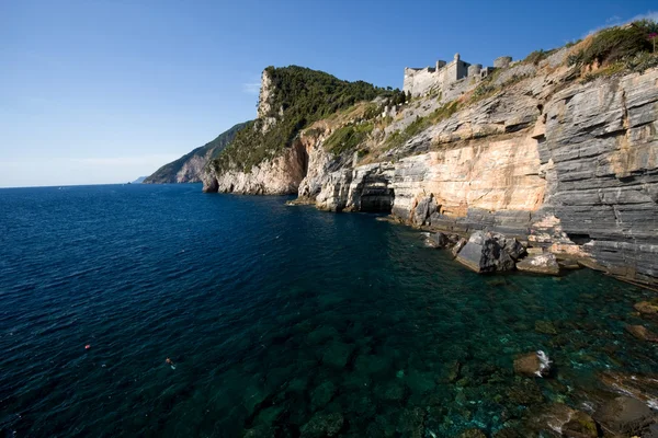 Portovenere nadmorski, Włochy — Zdjęcie stockowe