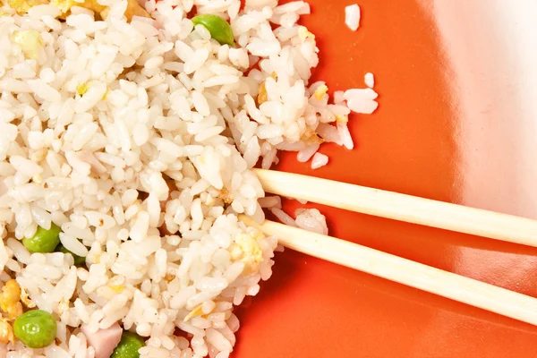 Arroz chino con verduras y huevos — Foto de Stock