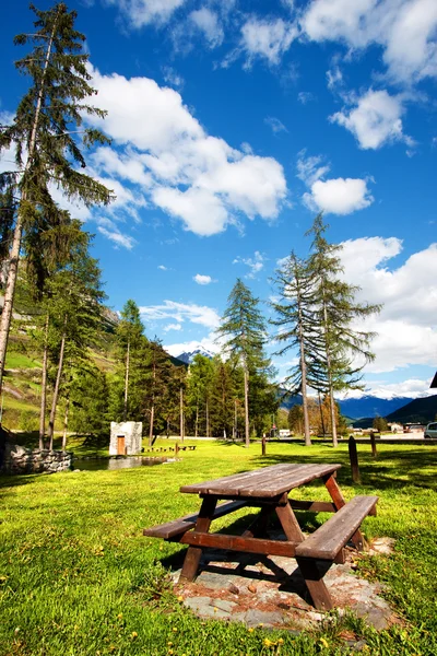 Picknickplats — Stockfoto