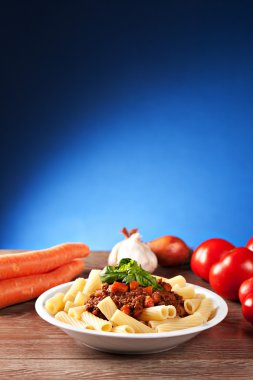 Lezzetli makarna Bolognese