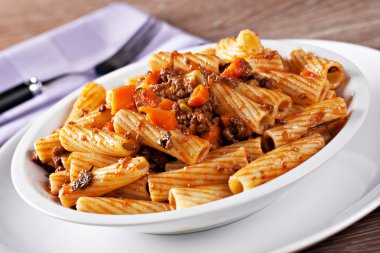 Lezzetli makarna Bolognese