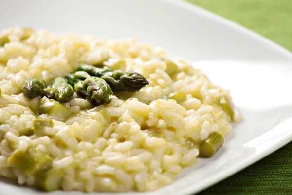 Risotto met asperges — Stockfoto