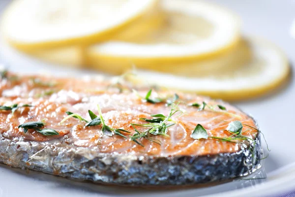 Salmon dimasak — Stok Foto