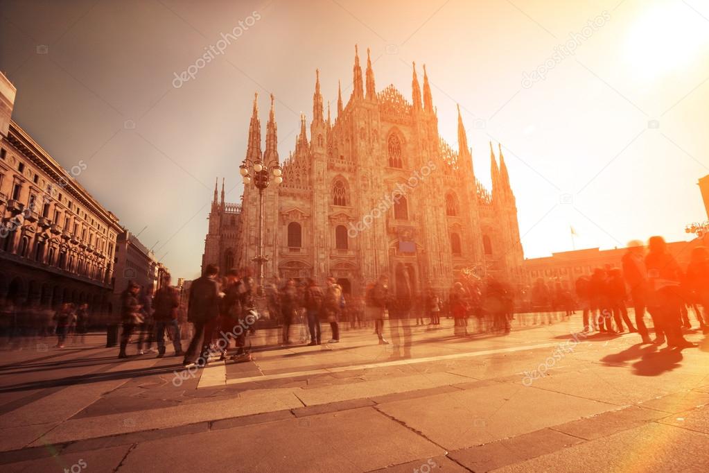 Piazza del Duomo of Milan.