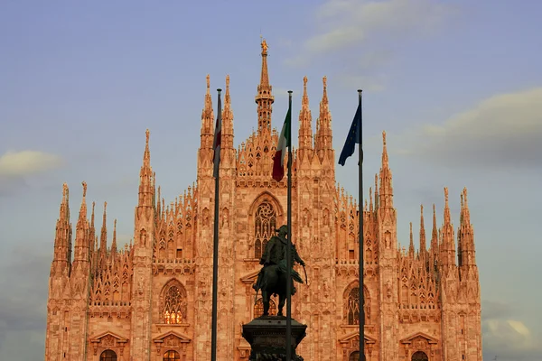 Velha Catedral de Milão — Fotografia de Stock