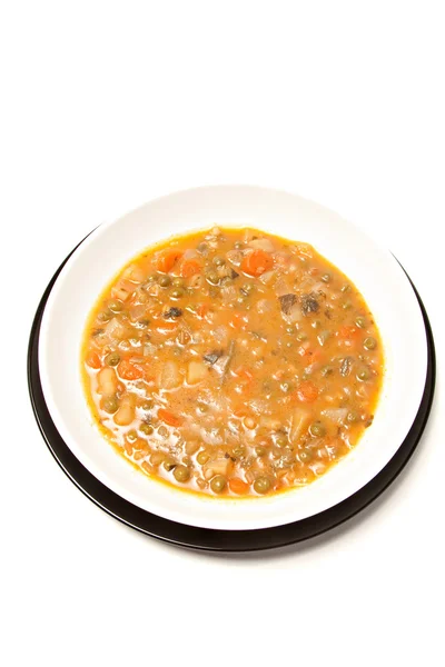 Гарячі овочевий суп — стокове фото