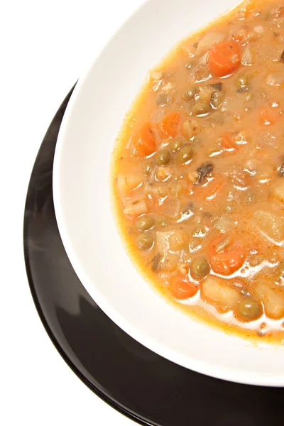 Hot vegetable soup — Stock Photo, Image