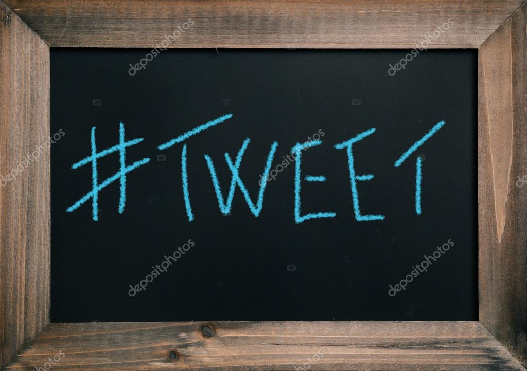 Blue Tweet text — Stock Photo © svariophoto #71221249