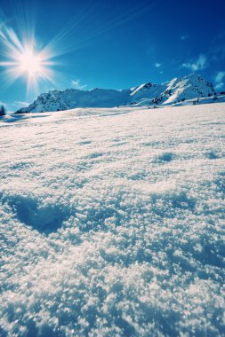Kış İtalyanca alps
