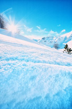 Kış İtalyanca alps
