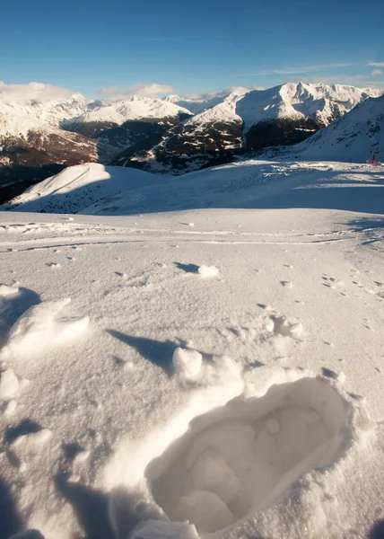 Les Alpes italiennes en hiver — Photo