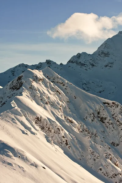 Le Alpi italiane in inverno — Foto Stock