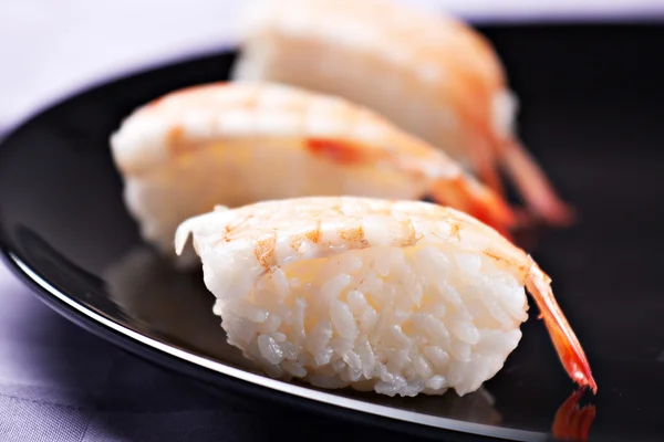 Fresh Sushi on plate — Stock Photo, Image