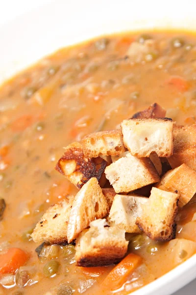 Vegetable soup hot — Stock Image Vegetable soup hot Royalty Free Stock Photos