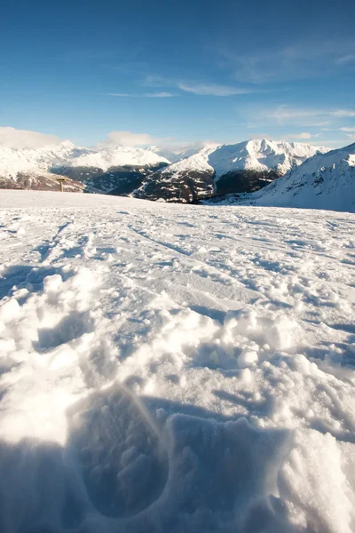 Les Alpes italiennes en hiver — Photo