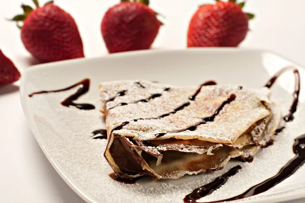 Delicious french crepe — Stock Photo, Image