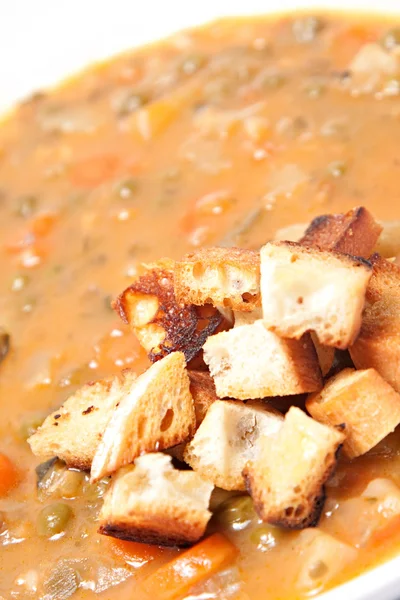 Vegetable soup hot — Stock Image Vegetable soup hot Royalty Free Stock Photos