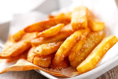 Delicious Fried French Fries clipart