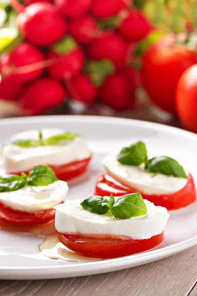 Caprese salatası — Stok fotoğraf