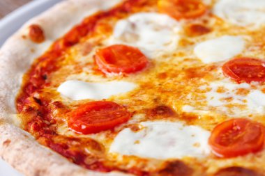 lezzetli Pizza margherita.