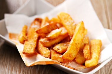 Delicious Fried French Fries clipart