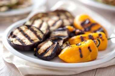 Izgara organik sebzeler