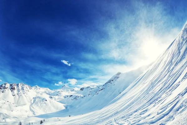 Italienische Alpen im Winter — Stockfoto