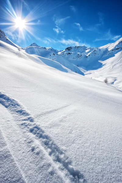 Italian alps in winter — Stock Photo, Image