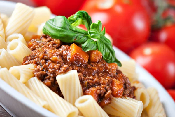 Heerlijke Macaroni Bolognese — Stockfoto