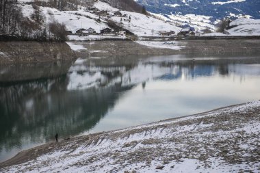 Lungernersee Gölü, Lungern, İsviçre 
