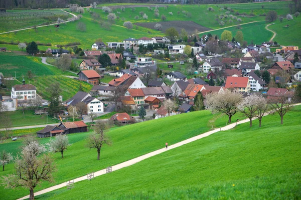 Suíça Cantão Basel Country Olsberg Envolvente Arisdorf Paisagem — Fotografia de Stock