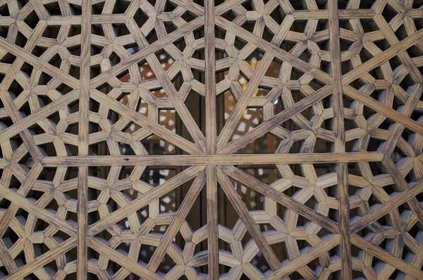 Esfahan Iran September 2015 Photo Islamic Ornaments Wood Esfahan City — стокове фото