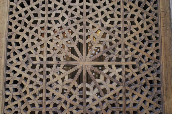 Esfahan Iran September 2015 Photo Islamic Ornaments Wood Esfahan City — стокове фото