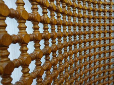 Tahtadan yapılmış güzel bir Arap fotoğrafının.